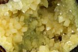 Calcite Crystal Filled Septarian Geode Egg - Utah #149938-1